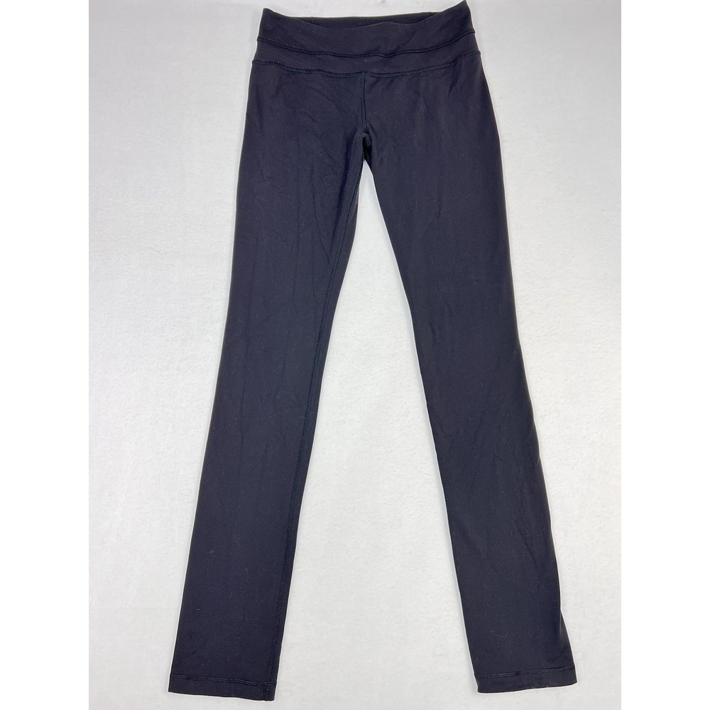 Lululemon Skinny Groove Pants‎ Black Size 6 Long